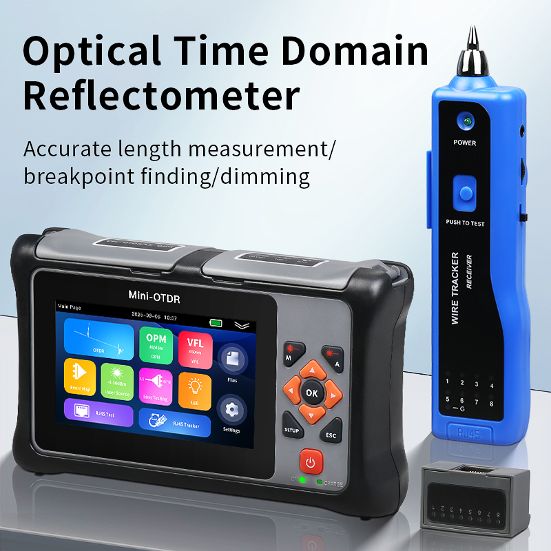 Optical Time Domain Reflectometer Otdr 1310 1550Nm - KP800 광시간영역반사계 다기능 터치스크린 OTDR 100KM