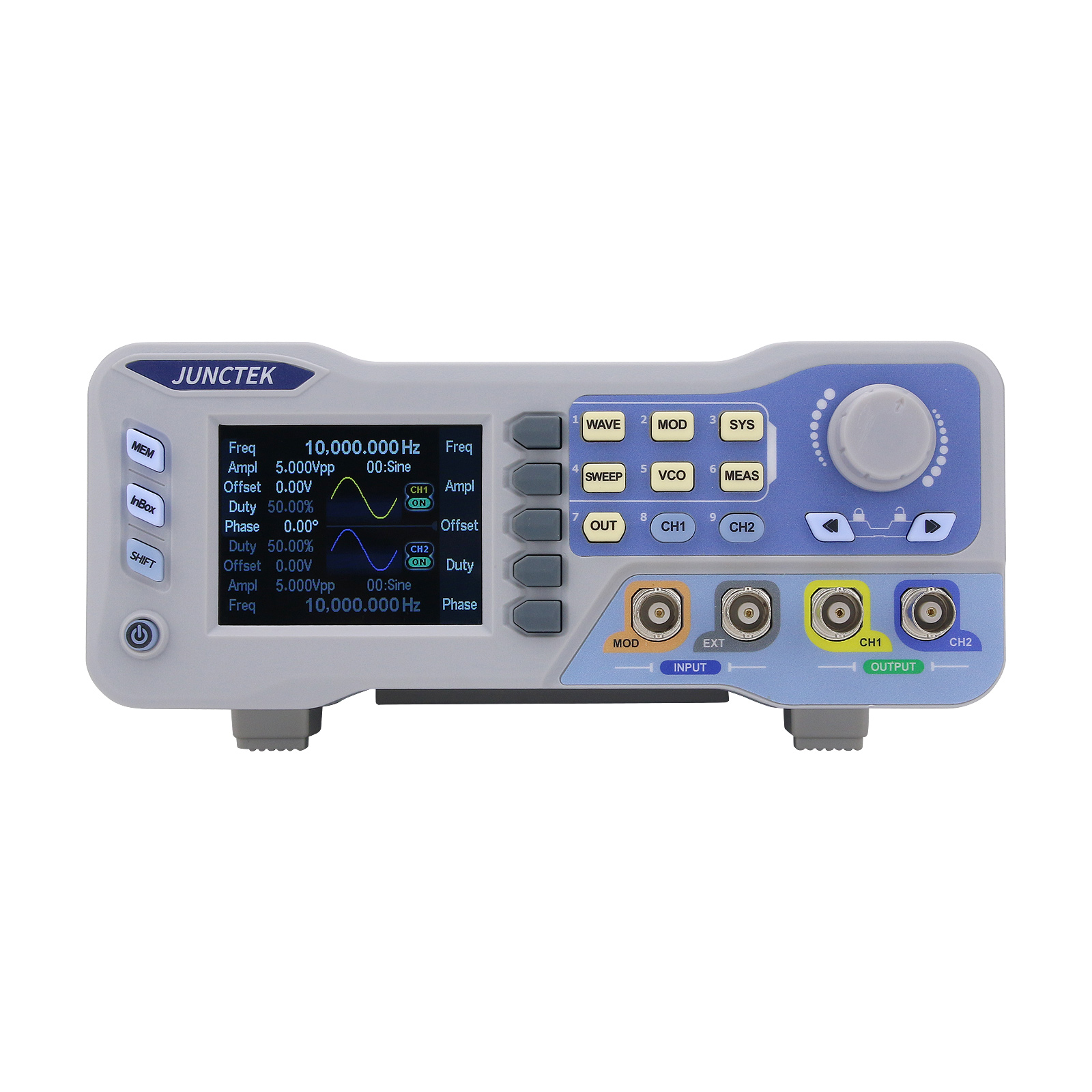 Dual Channel Arbitrary Waveform Function Generator 60Mhz - JDS8060 60MHz 듀얼 채널 DDS 기능