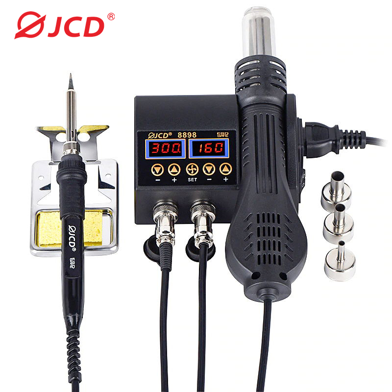 Smd Rework Station Hot Air Soldering 2 In 1 - 2 in 1 750W 뜨거운 공기
