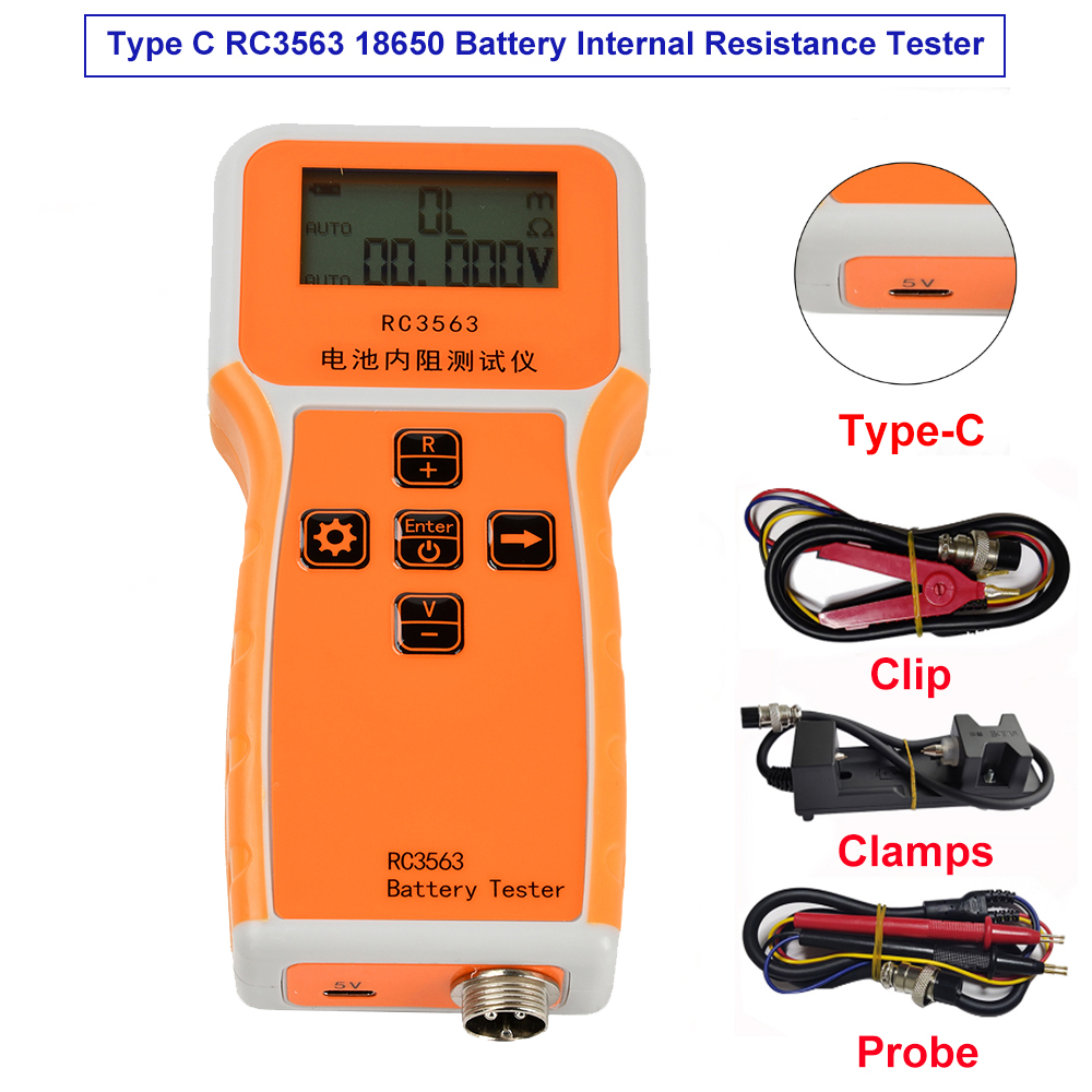 Battery Internal Resistance Tester Four Wire - 18650 배터리 전압 내부 저항 테스터,