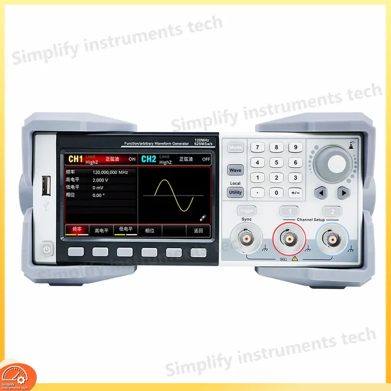 Dual Channel Arbitrary Waveform Function Generator 60Mhz - 고정밀 임의 파형 발생기 함수 발생기