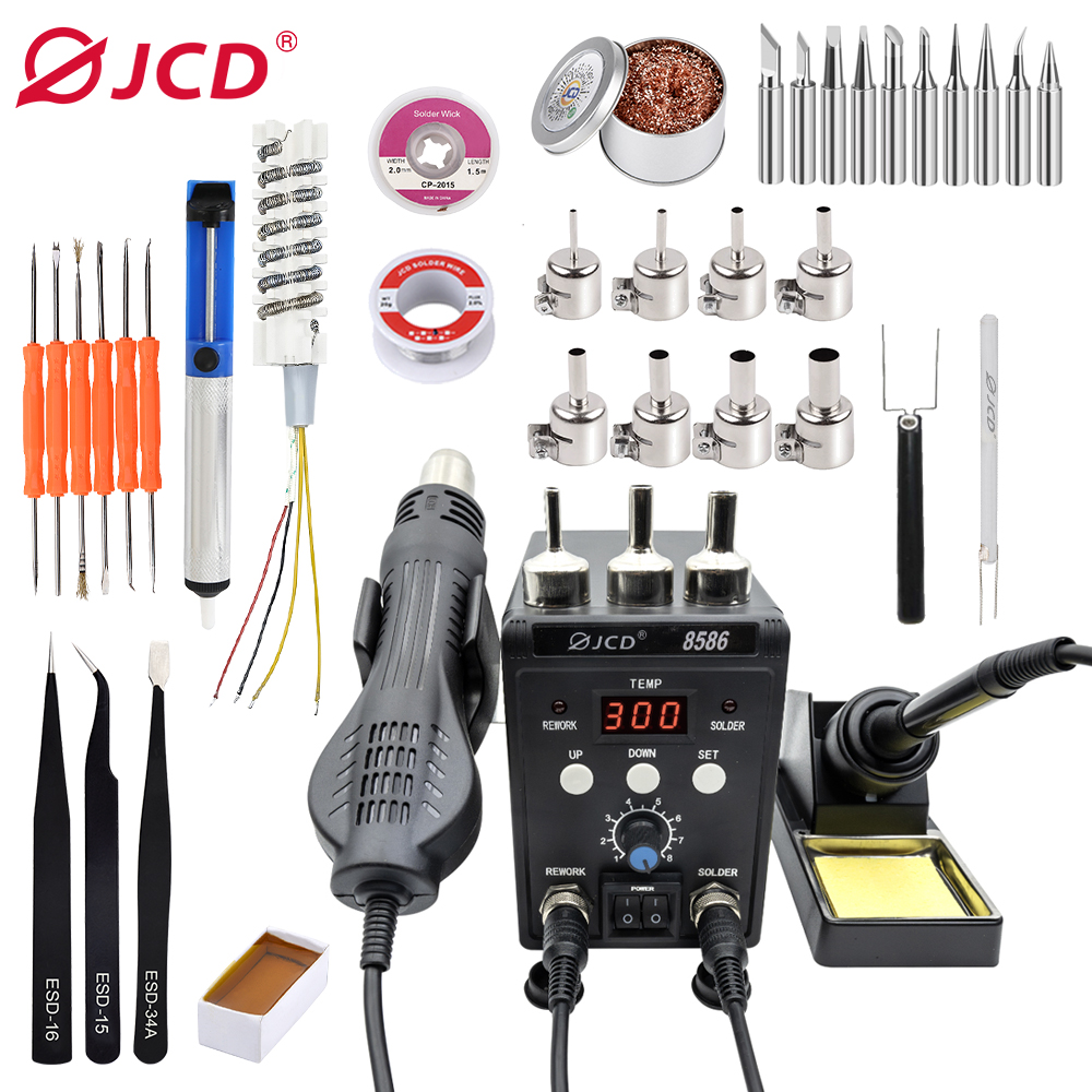 Smd Rework Station Hot Air Soldering 2 In 1 - JCD 2 in 1 납땜 스테이션