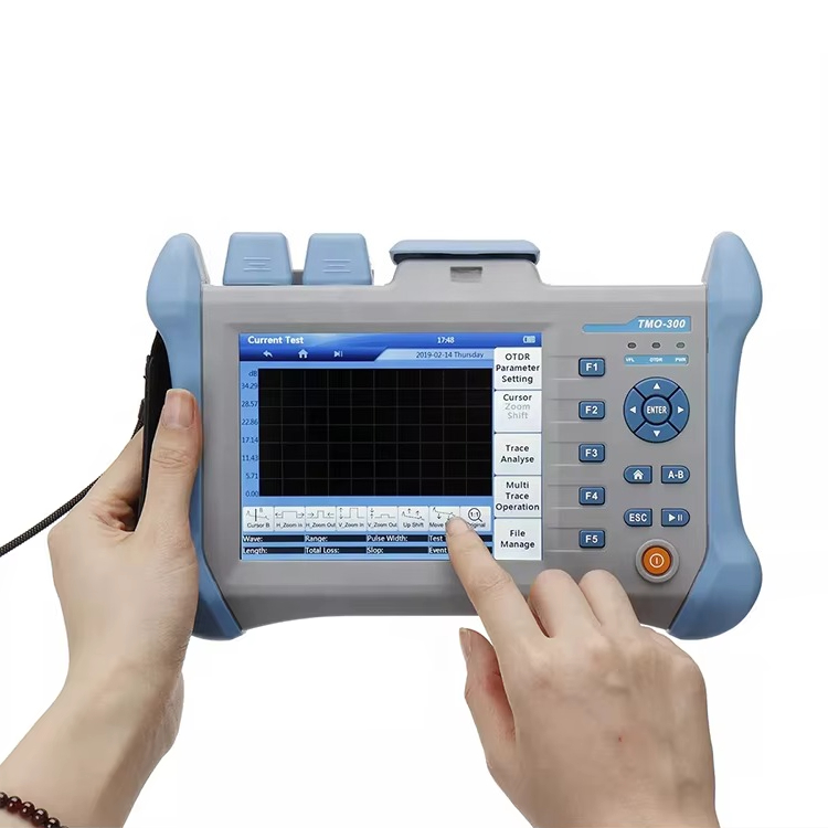Optical Time Domain Reflectometer Otdr 1310 1550Nm - 휴대용 120KM 1310/1550nm OTDR 통합 VFL