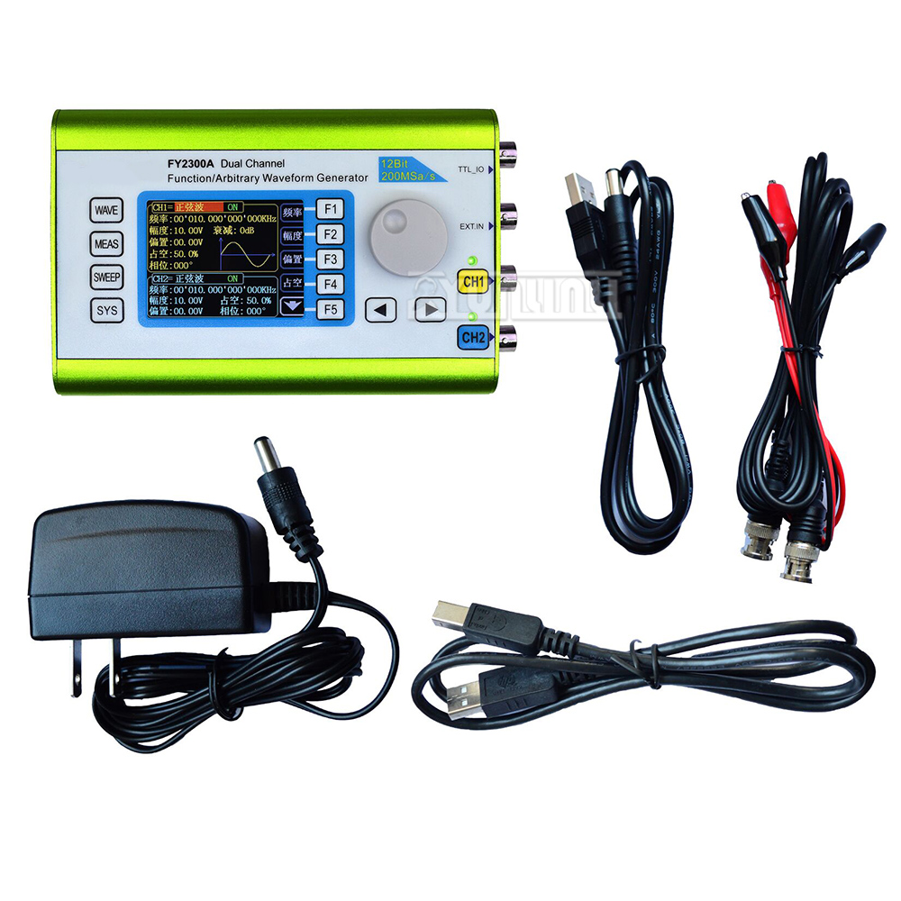 Dual Channel Arbitrary Waveform Function Generator 60Mhz - FY6300 FY2300 듀얼 채널 DDS 기능