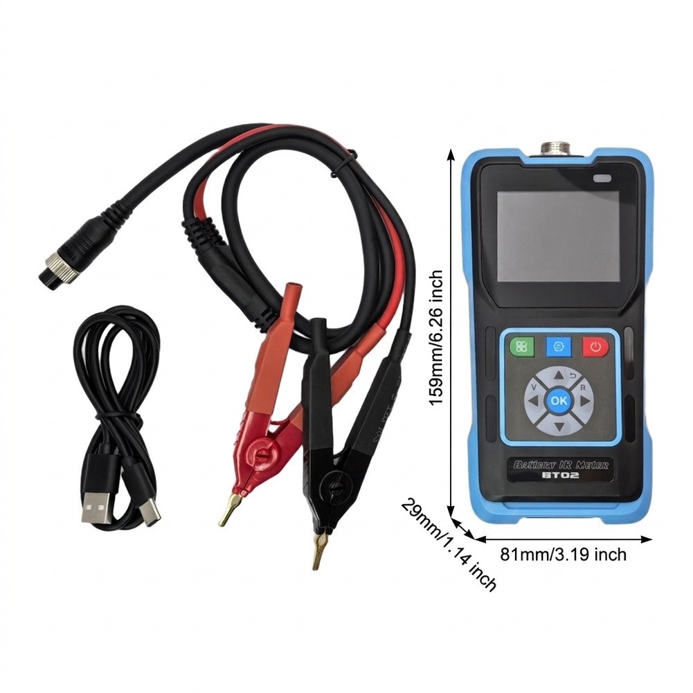 Battery Internal Resistance Tester Four Wire - BT02 배터리 내부 저항 테스터용 4선