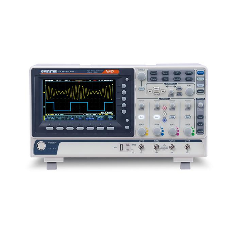 Digital Storage Oscilloscope 4 Channel 100Mhz - GDS-1104B 4채널 100MHz 휴대용 디지털 스토리지