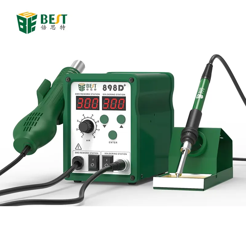 Smd Rework Station Hot Air Soldering 2 In 1 - BST-898d+ 디지털 납땜 스테이션 신형 2-in-1