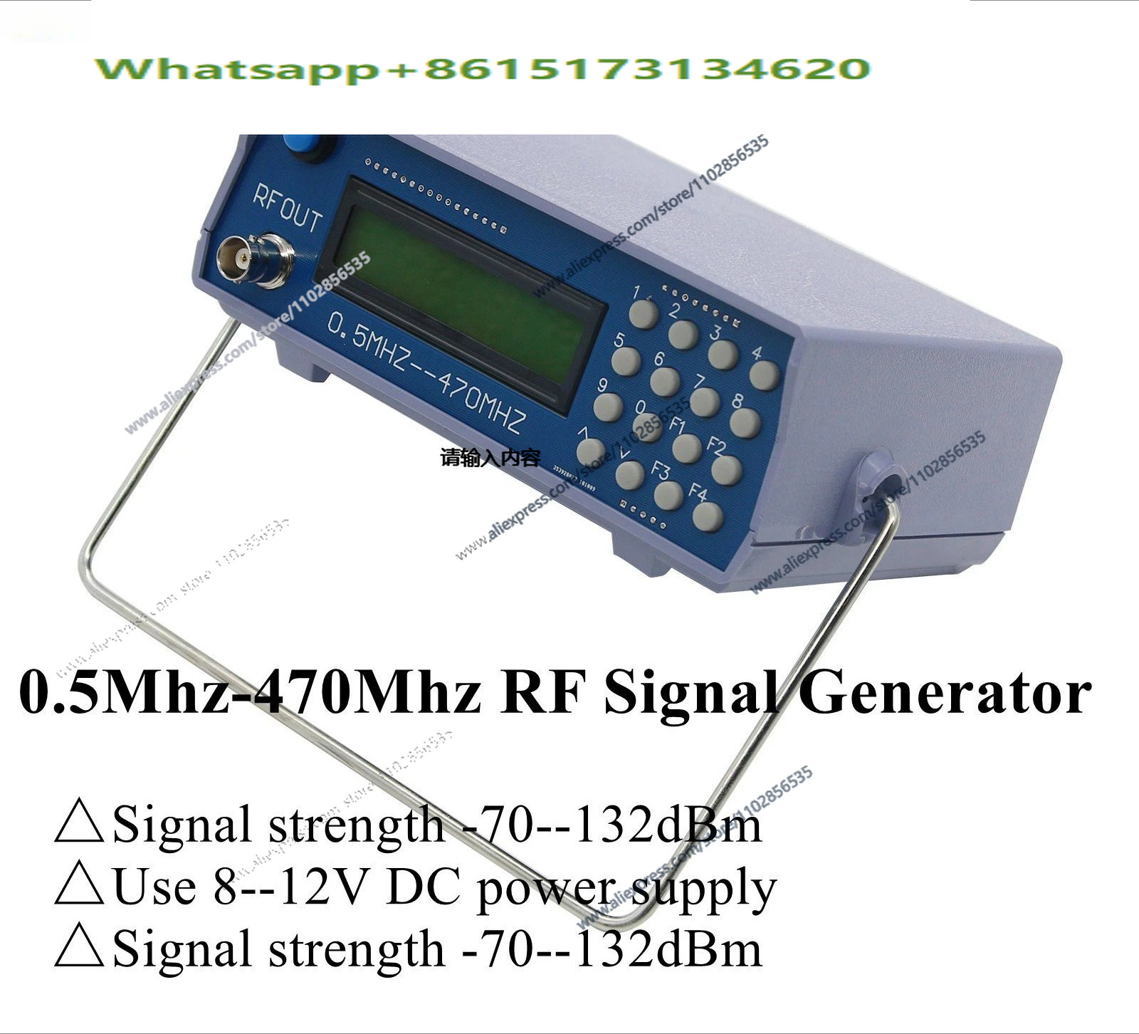 0.5Mhz-470Mhz RF 신호 발생기 미터 테스터 - Rf Signal Generator 0.5Mhz To 470Mhz 리뷰 및 가격