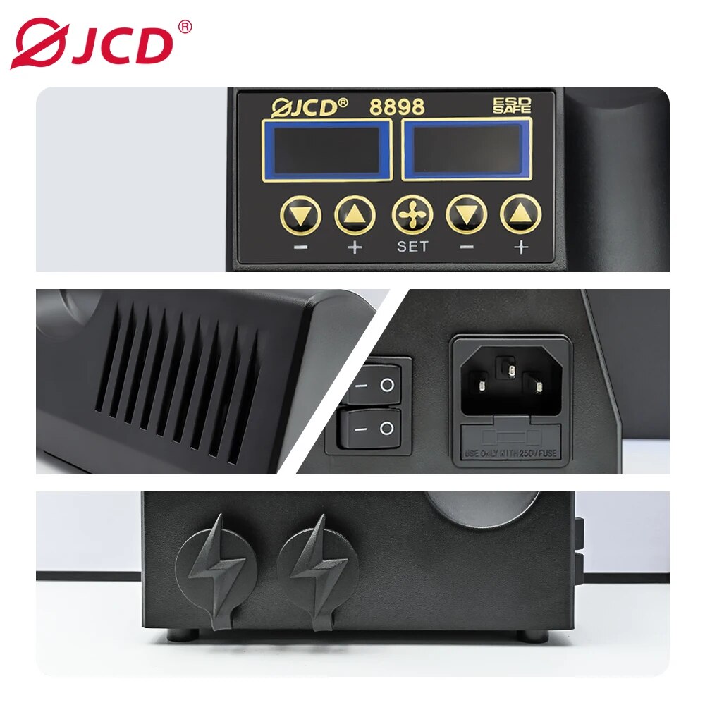 JCD 8898 납땜 스테이션, 750W, 2 in 1 - Smd Rework Station Hot Air Soldering 2 In 1 리뷰 및 가격