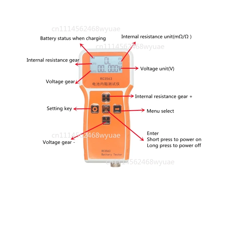 RC3563 배터리 내부 저항 테스터 내부 저항 감지기 - Battery Internal Resistance Tester Four Wire 리뷰 및 가격