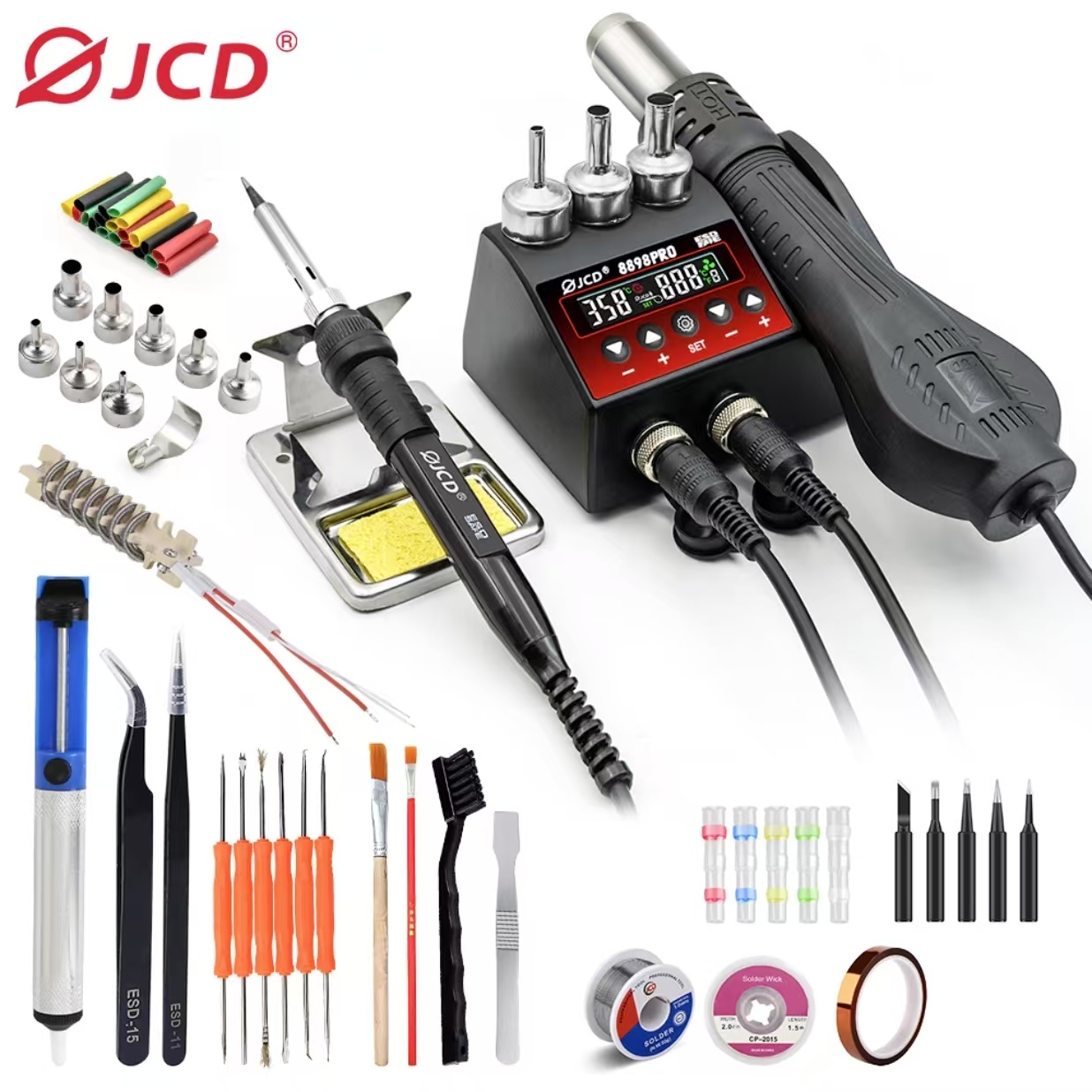 750W SMD 재 작업 납땜 스테이션 2 in 1 뜨 - Smd Rework Station Hot Air Soldering 2 In 1 리뷰 및 가격