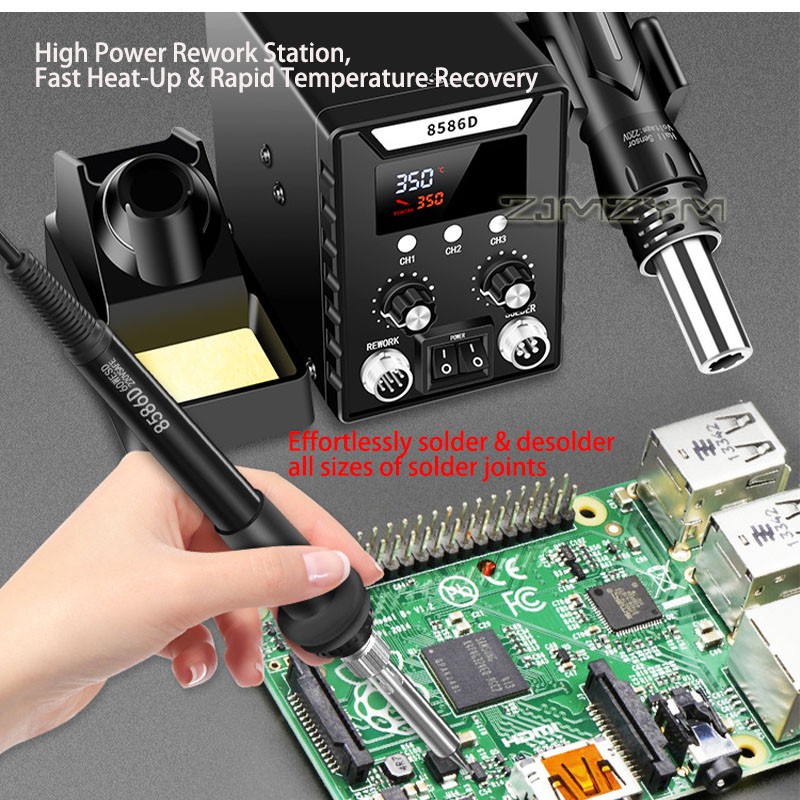 2 in 1 핫 에어 리워크 스테이션 디지털 납땜 스테 - Smd Rework Station Hot Air Soldering 2 In 1 리뷰 및 가격