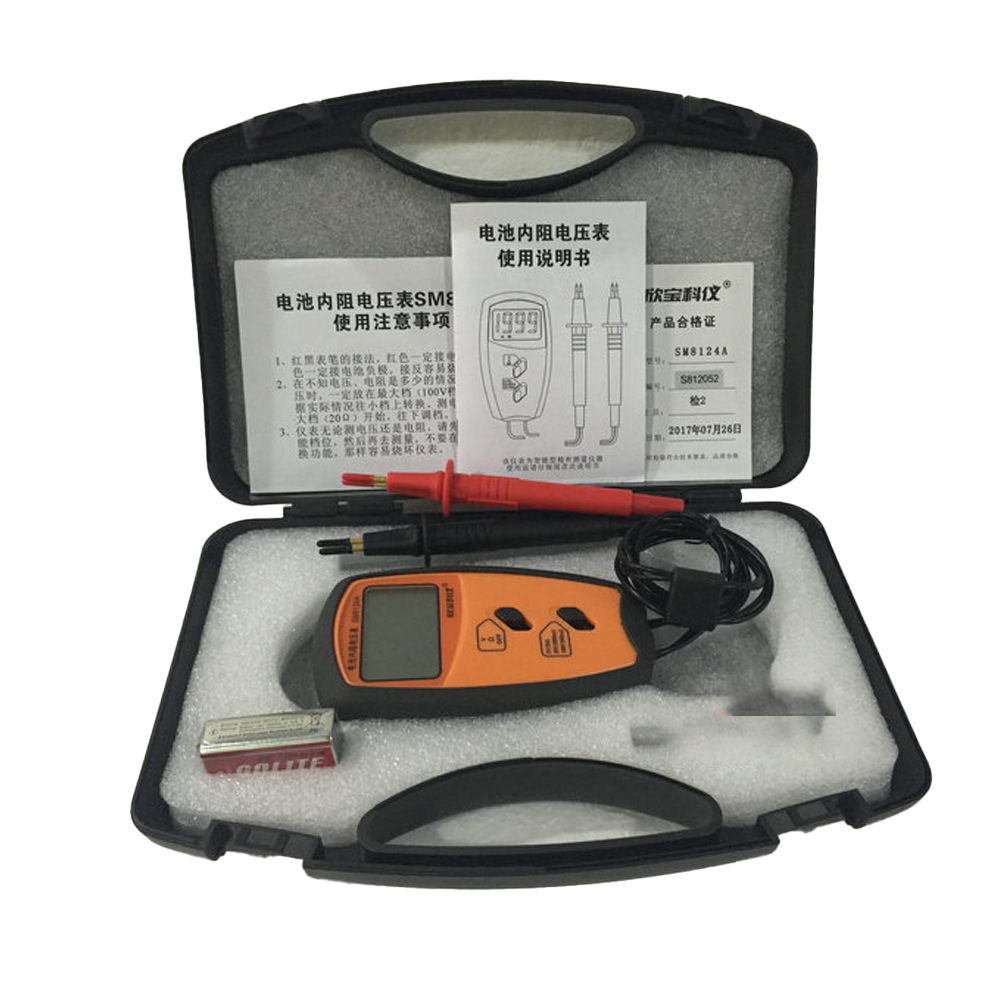 SM8124A 4선식 휴대용 배터리 내부 저항 테스터 - Battery Internal Resistance Tester Four Wire 리뷰 및 가격