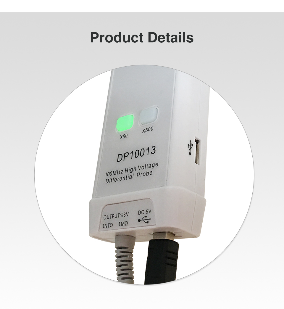 2025Micsig 오실로스코프 1300V 100MHz - High Voltage Differential Probe 100Mhz 1300V 리뷰 및 가격