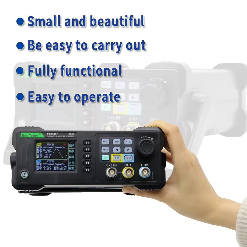 이스트 테스터 미니 듀얼 채널 기능, 임의 파형 발생기 - Dual Channel Arbitrary Waveform Function Generator 60Mhz 리뷰 및 가격