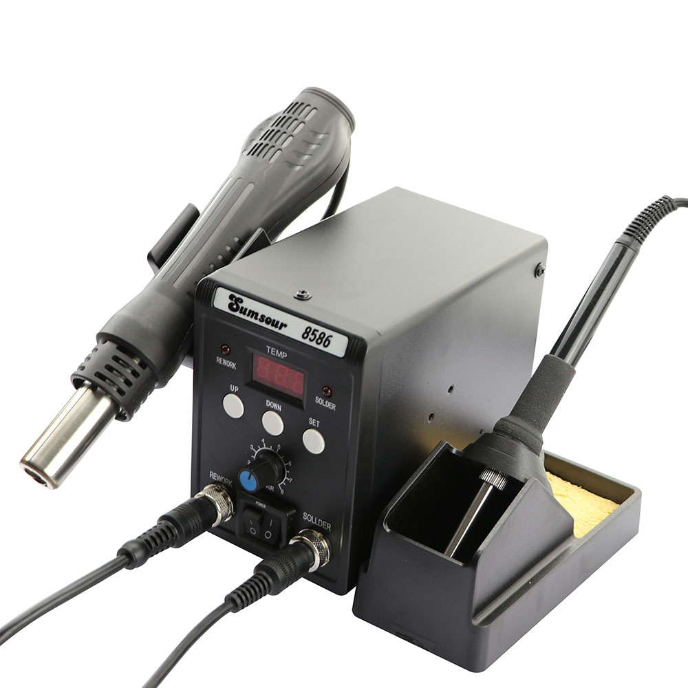 8586 디지털 디스플레이 SMD 재작업 납땜 스테이션 - Smd Rework Station Hot Air Soldering 2 In 1 리뷰 및 가격