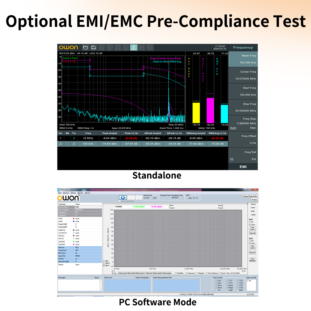 트래킹 발생기가 장착된 OWON 스펙트럼 분석기 XSA - Spectrum Analyzer Tracking Generator 1.5Ghz 리뷰 및 가격