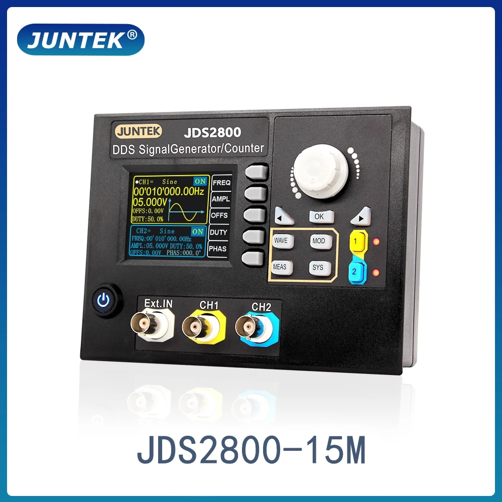 JDS2800-15M DDS 기능 신호 발생기, 디지털 - Dual Channel Arbitrary Waveform Function Generator 60Mhz 리뷰 및 가격