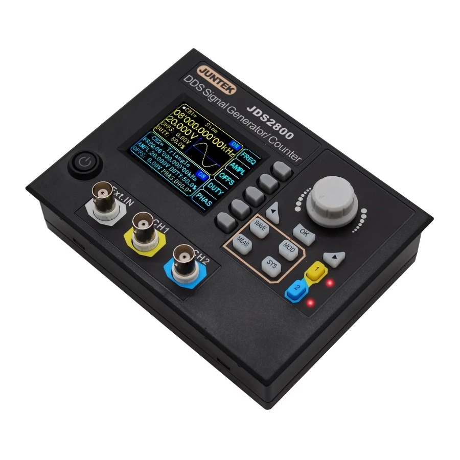 JDS2800-15M DDS 기능 신호 발생기, 디지털 - Dual Channel Arbitrary Waveform Function Generator 60Mhz 리뷰 및 가격