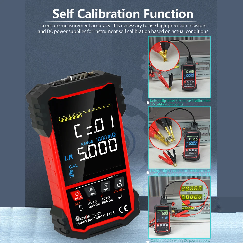 TOOLTOP 고정밀 내부 저항 테스터, 납산 니켈 카 - Battery Internal Resistance Tester Four Wire 리뷰 및 가격