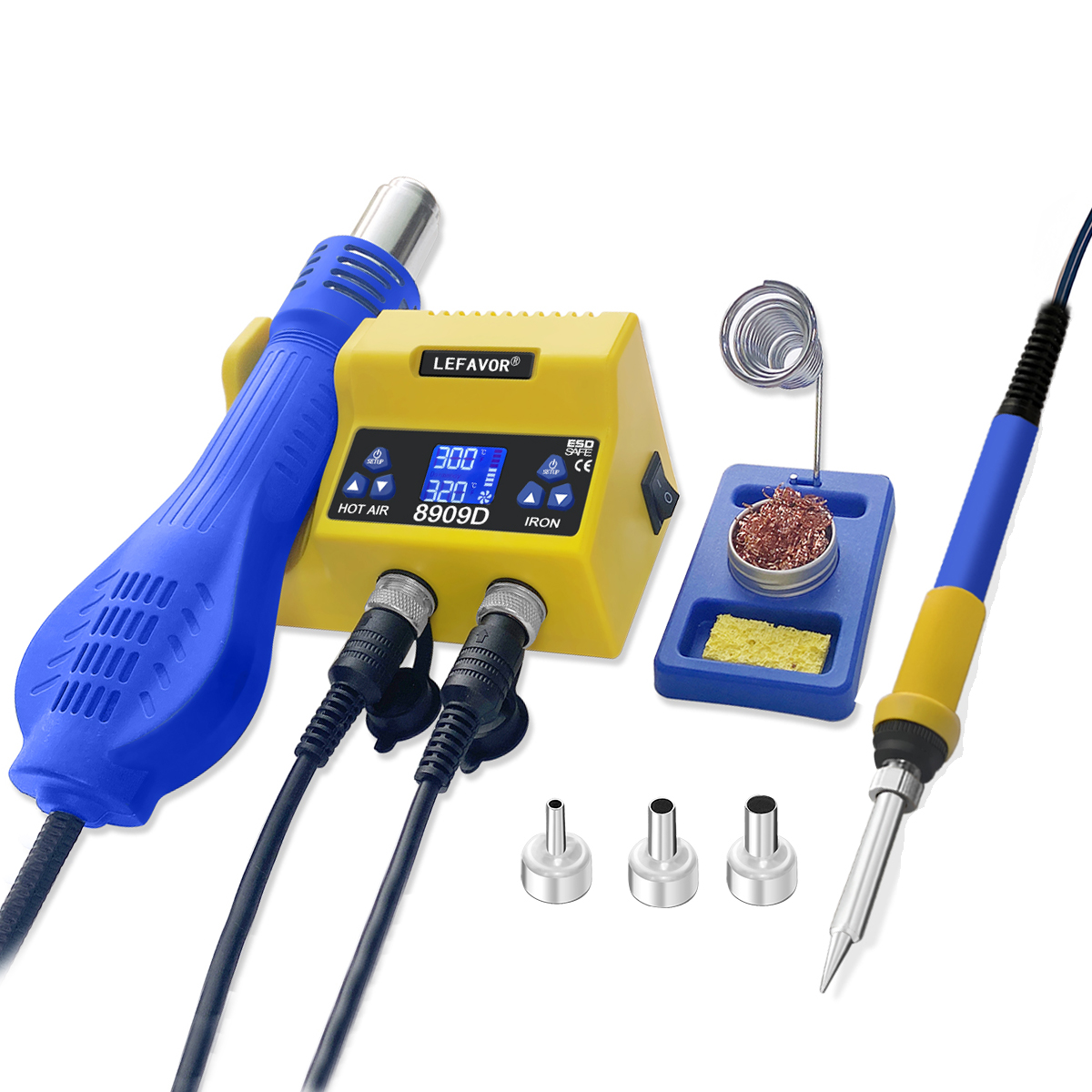 2 In 1 디지털 납땜 스테이션, 납땜 인두 + 열풍 - Smd Rework Station Hot Air Soldering 2 In 1 리뷰 및 가격