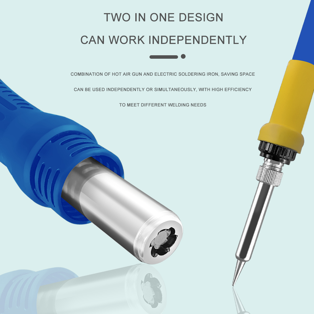 2 In 1 디지털 납땜 스테이션, 납땜 인두 + 열풍 - Smd Rework Station Hot Air Soldering 2 In 1 리뷰 및 가격