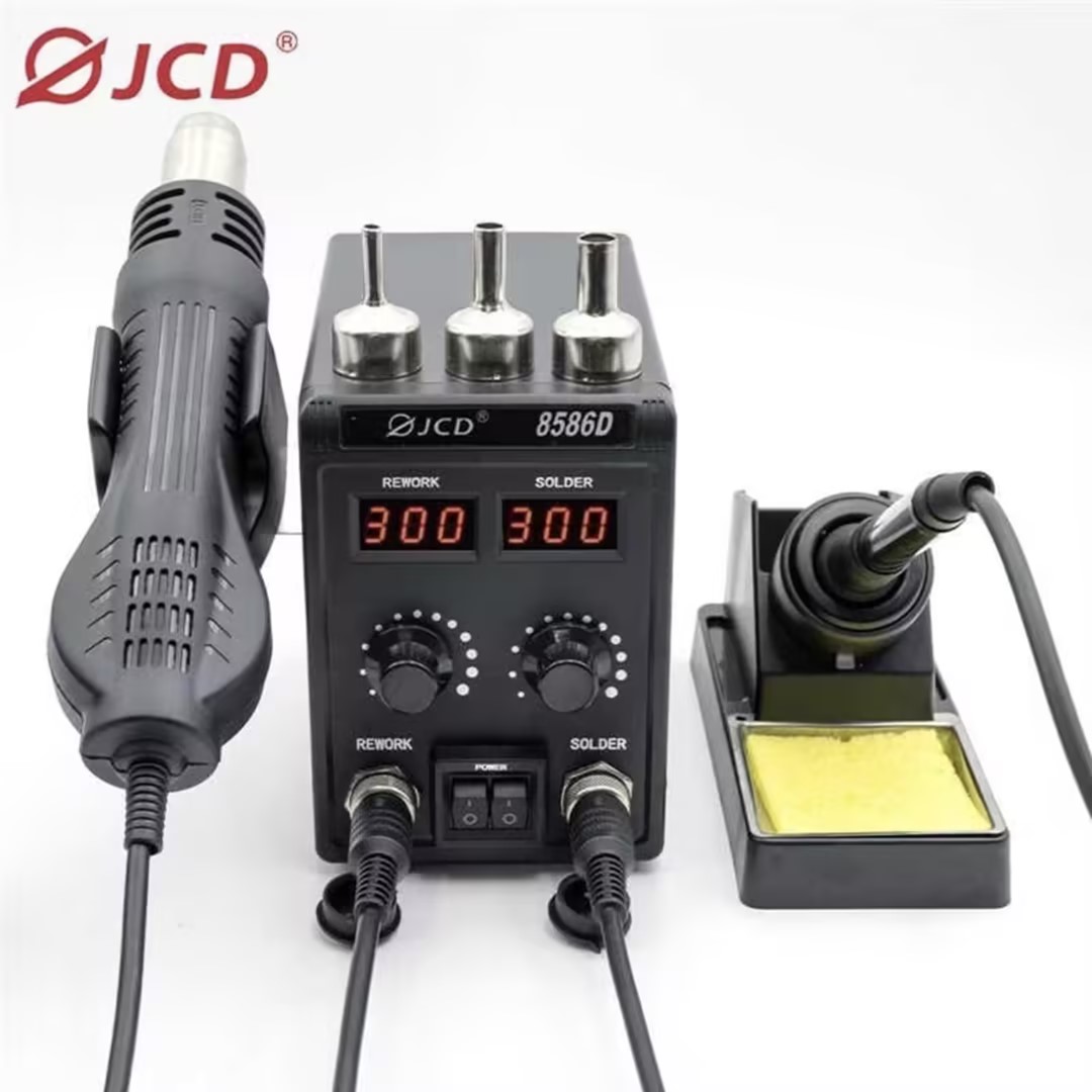 JCD 8586D 2-in-1 납땜 스테이션 뜨거운 공 - Smd Rework Station Hot Air Soldering 2 In 1 리뷰 및 가격