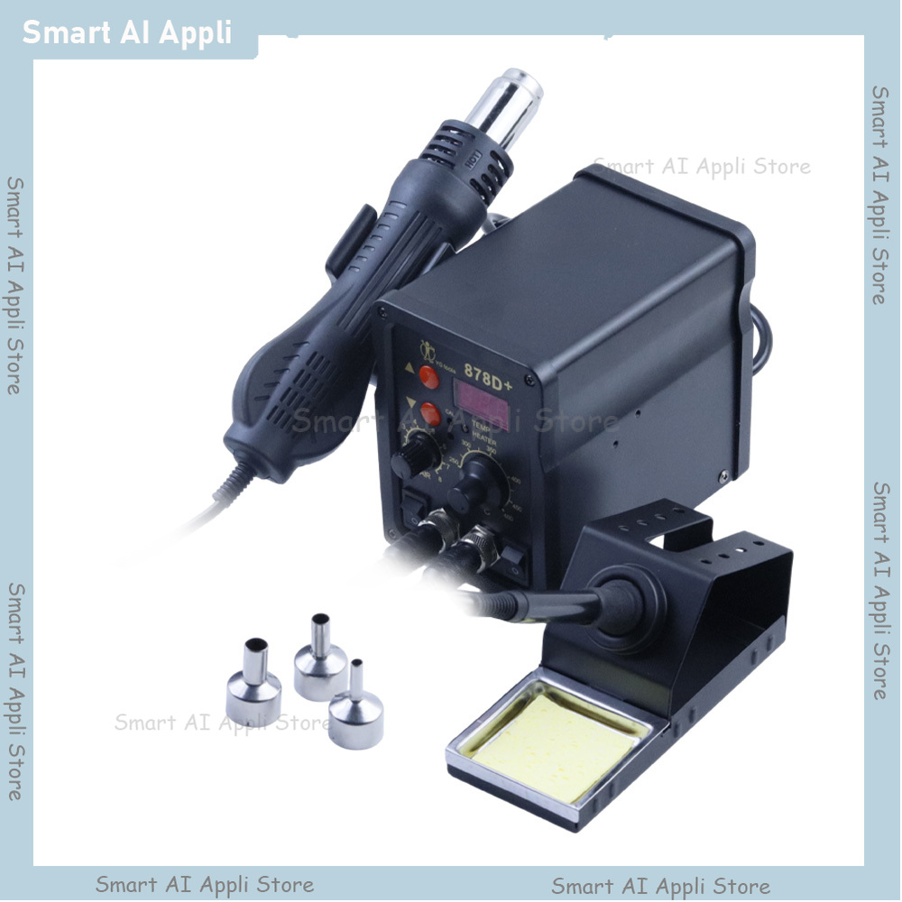 LCD 디지털 디스플레이가 장착된 2 in 1 납땜 스 - Smd Rework Station Hot Air Soldering 2 In 1 리뷰 및 가격